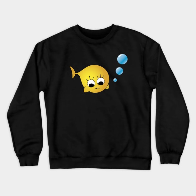 Big Fish Crewneck Sweatshirt by earth angel